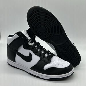 USED Men’s Nike Dunk High Black White Panda 2021 DD1399-105 No Box